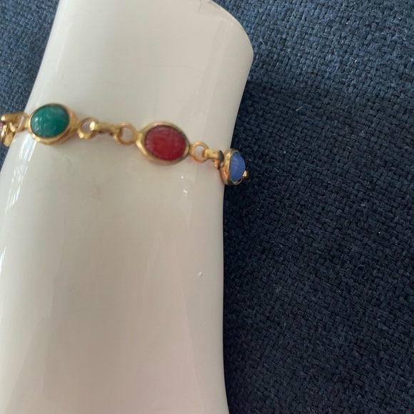Vintage scarab bracelet 12K gold filled - Picture 7 of 9